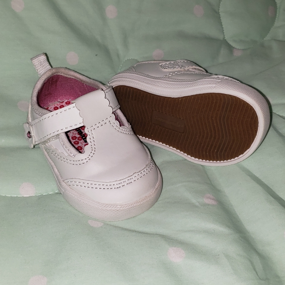Size 2 white maryjane tennis shoes